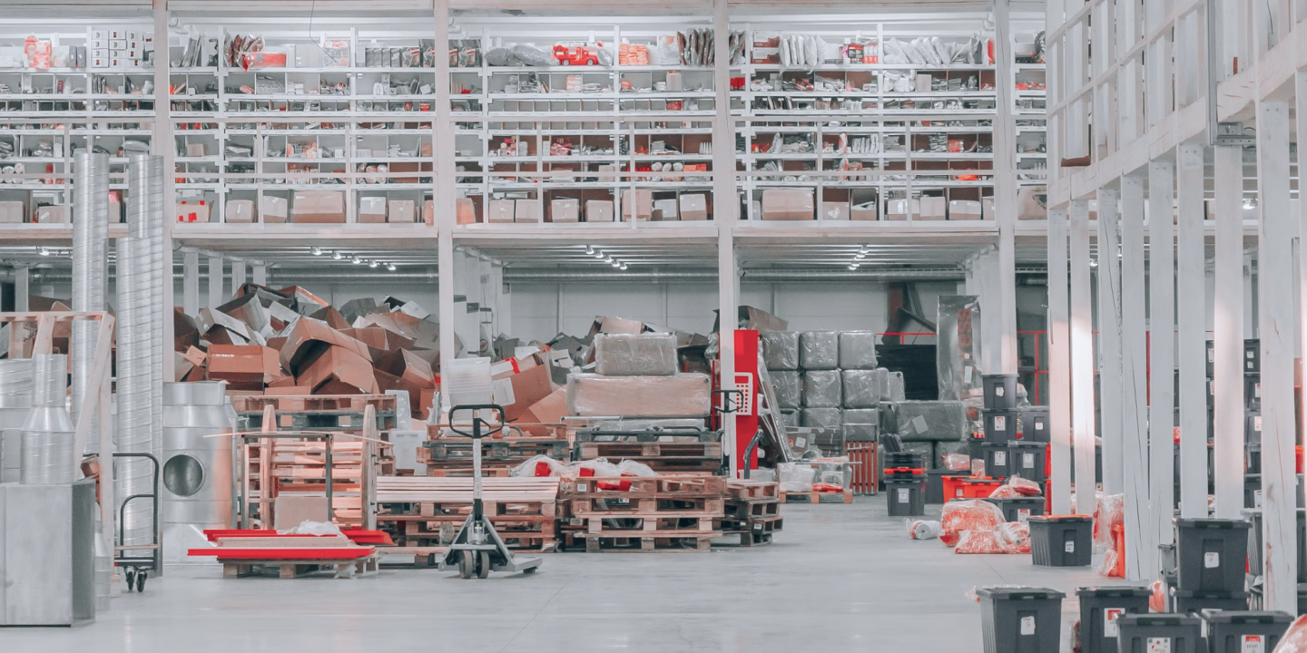 A modern smart warehouse